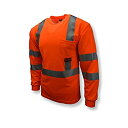 【中古】【輸入品・未使用】Radians ST21-3POS-XL Class 3 Max-Dri Moisture Wicking Mesh Long Sleeve Safety T-Shirt%カンマ% X-Large%カンマ% Orange by Radians(4)