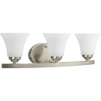 【中古】【輸入品・未使用】Progress Lighting P2010-09 トランジショナル 3ライト バスブラケット Adorn Collection Pwt Nckl B/S Slvr仕上げ ブラッシュドニッケル