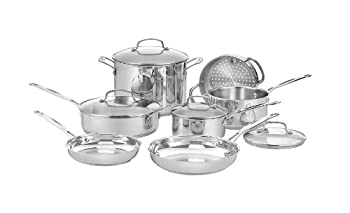 【中古】【輸入品・未使用】Cuisinart 77-11G Chef's Classic Stainless 調理器具11点セット シルバー ..