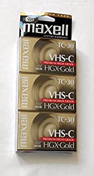 【中古】【輸入品・未使用】Maxell VHS - C tc-30?hgx-goldビデオカメラVideocassette 3パック 