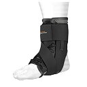 【中古】【輸入品・未使用】ショックドクター(SHOCK DOCTOR) 足首サポーター ブラック M ウルトララップレースアンクルサポート 851BM
