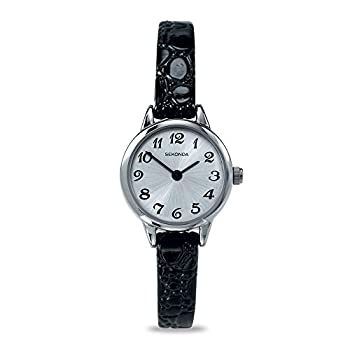 【中古】【輸入品・未使用】[女性用腕時計]Sekonda Women's Quartz Watch with Silver Dial Analogue Display and Black Leather Strap 4471.27[並行輸入品](2)