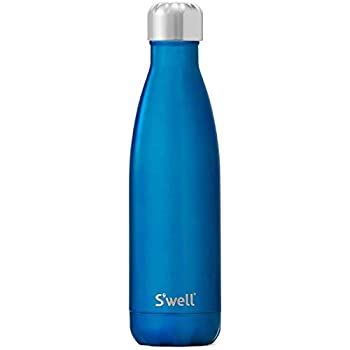 【中古】【輸入品・未使用】S'well Insulated%カンマ% Double?Walled Stainless Steel Water Bottle%カンマ% Ocean Blue in 17oz by S'well