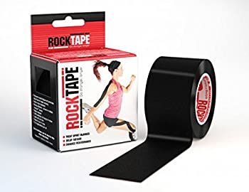 【中古】【輸入品 未使用】Rocktape Kinesiology Tape Athletes カンマ Water Resistant カンマ Reduce Pain Injury Recovery カンマ 5cm x 5m カンマ Uncut カンマ Black