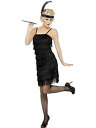 【中古】【輸入品・未使用】フラッパー 黒 衣装、コスチューム ジャズ 大人女性用 Fringe Flapper(4)