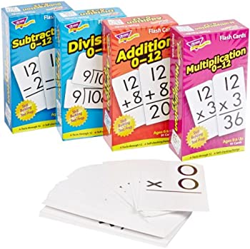 【中古】【輸入品・未使用】[トレンドエンタープライズ]Trend Enterprises Math Operations Flash Cards Pack Set of 4 T90741 [並行輸入品]