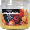 【中古】【輸入品・未使用】Candle-lite Essentials Jar Candle%カンマ% Tropical Fruit 100g (並行輸入品)