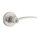 【中古】【輸入品・未使用】Kwikset Katara Entry Lever featuring SmartKey in Satin Nickel by Kwikset