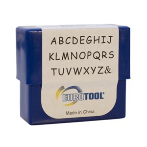 【中古】【輸入品・未使用】Siena Alphabet Stamp Set%カンマ% Upper Case%カンマ% 3mm%カンマ% 27 Piece Set by EuroTool