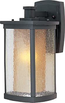【中古】【輸入品・未使用】(Bronze) - Maxim Lighting 3153CDWSBZ One Light Seedy/Wilshire Glass Wall Lantern%カンマ% Bronze