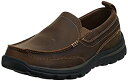【中古】【輸入品・未使用】Skechers USA Men's Relaxed Fit Memory Foam Superior Gains Slip-On%カンマ%13 M US%カンマ%Dark Brown