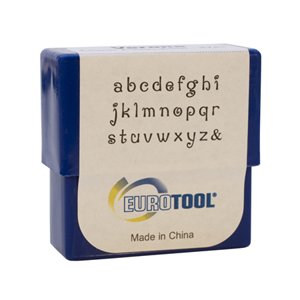 【中古】【輸入品・未使用】Verona Alphabet Stamp Set%カンマ% Lower Case%カンマ% 2mm%カンマ% 27 Piece Set by EuroTool