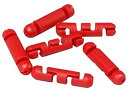 【中古】【輸入品・未使用】Stopper Beads for Braided Line%カンマ% Red%カンマ% 6PK(4)