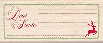 【中古】【輸入品・未使用】Inkadinkado Wood Stamp%カンマ% Dear Santa List by Inkadinkado