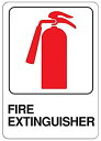 【中古】【輸入品 未使用】Hyko Prod.D-16Deco Signs-5X7 FIRE EXTINGSHER SIGN (並行輸入品)