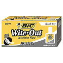 【中古】【輸入品 未使用】bicwofqd12we Bic wite-outクイックドライCorrection Fluid 12 Count