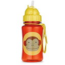 【中古】【輸入品・未使用】スキップホップ(SKIP HOP) ベビー用 ボトル 交換用ストロー付 (食洗器可) ストロー/ストラップ 付き マグ モンキー 35...