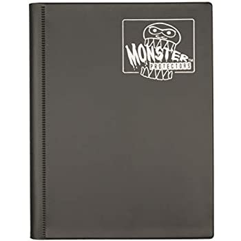 【中古】【輸入品・未使用】Monster Binder - 4 Pocket Matte Black Album - Holds 160 Yugioh%カンマ% Magic%カンマ% and Pokemon Cards [並行輸入品]