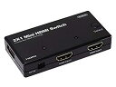 【中古】【輸入品・未使用】Monoprice 108150ミニHDMIスイッチオプション電源出力