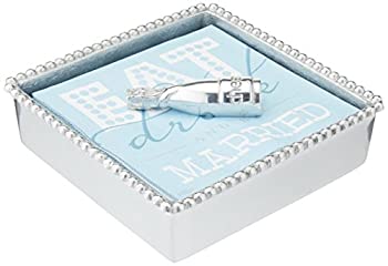 【中古】【輸入品・未使用】(Champagne) - Mariposa Champagne Beaded Napkin Box