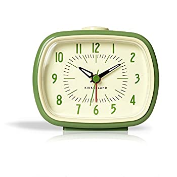 【中古】【輸入品・未使用】KIKKERLAND Retro Alarm Clock W10.7×D5.7×H8.8c グリーン AC08G [並行輸入..