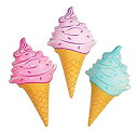 【中古】【輸入品・未使用】3 Pc - Inflatable Ice Cream Cones - 36 Inch - Inflate Ice Cream Cone Set by toyco [並行輸入品]