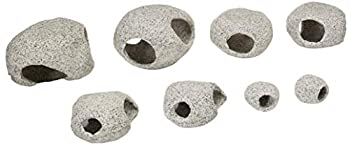 【中古】【輸入品・未使用】Penn-Plax Deco-Replicas 8-Piece Granite Stone Hideaway%カンマ% Assortm..