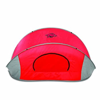 NCAA Arkansas Razorbacks MantaポータブルポップアップSun/風Shelter