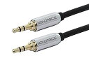 【中古】【輸入品・未使用】Monoprice 3.5 mm ステレオ オス型 (金 メッキ) - モバイルの 3.5 mm ステレオオス型プラグ(約180cm、...