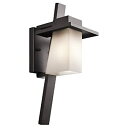 【中古】【輸入品・未使用】Kichler Lighting 49257AZ Stonebrook 1-Light 18-Inch Outdoor Wall Mo...