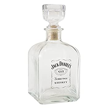 【中古】【輸入品・未使用】Jack Daniel's Licensed Barware Label Logo Square Decanter by Jack Daniel's Licensed Barware