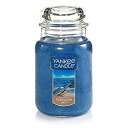 【中古】【輸入品・未使用】Yankee Candleターコイズ空、Fresh Scent Large Jar Candle ブルー 1254029