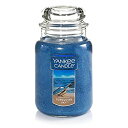 【中古】【輸入品 未使用】Yankee Candleターコイズ空 Fresh Scent Large Jar Candle ブルー 1254029