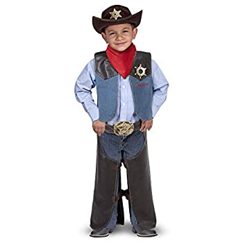 【中古】【輸入品・未使用】Melissa & Doug : Cowboy Dressing Up Outfit
