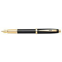 【中古】【輸入品・未使用】Sheaffer 100%カンマ% Glossy Black%カンマ% Gold Tone Trim%カンマ% Fountain Pe...