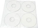 【中古】【輸入品・未使用】25 枚入り パック 8 ディスク CD DVD ポリ スリーブ 3 リング バインダー ページ ディスク 200 枚 収納 (ホワイト) 大型 バインダー のみ対応