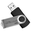 【中古】【輸入品・未使用】26464?Compucessory USBフラッシュドライブ???4?GB???アルミニウム???1パック