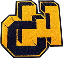 【中古】【輸入品・未使用】COLLEGE LETTER PATCH HP(カレッジレターワッペン) (サイズ:ビック)(並行輸入品)