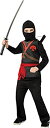 【中古】【輸入品・未使用】[ルービーズ]Rubie's Ninja Costume%カンマ% Black%カンマ% Large 886602L [並行輸入品]