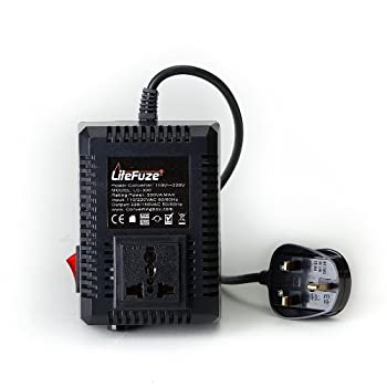 楽天スカイマーケットプラス【中古】【輸入品・未使用】LiteFuze LC-300UK 300 Watt Step Up/Down Travel Voltage Converter Transformer％カンマ％ UK Cord