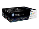 【中古】【輸入品・未使用】CF371AM%カンマ% HP 128A CYM Tri-Pack LaserJet Toner Cartridge(2)