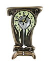 【中古】【輸入品・未使用】Art Nouveau Melting Bronze Table Clock アールヌーボー アンティーク テーブルクロック/置時計 ...