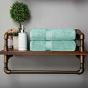 【中古】【輸入品・未使用】900GSM Egyptian Cotton 2-Piece Bath Towel Set Seafoam