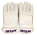 【中古】【輸入品・未使用】(Medium%カンマ% White) - Mylec Elite Street/Dek Hockey Gloves