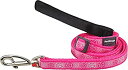 【中古】【輸入品・未使用】Red Dingo (レッドディンゴ) 犬用リード 100?180cm Lサイズ Paw Impressions Hot Pink (...