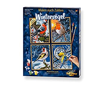 Schipper Malen nach Zahlen: Wintervogel (Quattro)