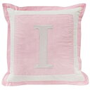【中古】【輸入品・未使用】Sweet Dreams Monogrammed Pillow Cover - I - Pink by Sweet Dreams [並行輸入品]