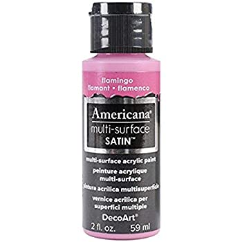 【中古】【輸入品・未使用】Americana Multi-Surface Satin Acrylic 2oz-Flamingo (並行輸入品)