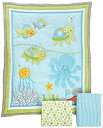 【中古】【輸入品・未使用】NoJo Little Bedding Ocean Dreams 3 Piece Crib Bedding Set by Little Bedding [並行輸入品]