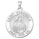 【中古】【輸入品・未使用】Saint Veronica Religious Medal???Available inソリッド10?K and14?K黄色またはホワイトゴールド、またはスターリングシルバー(4)